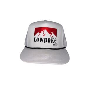 White Cowpoke Rope Hat